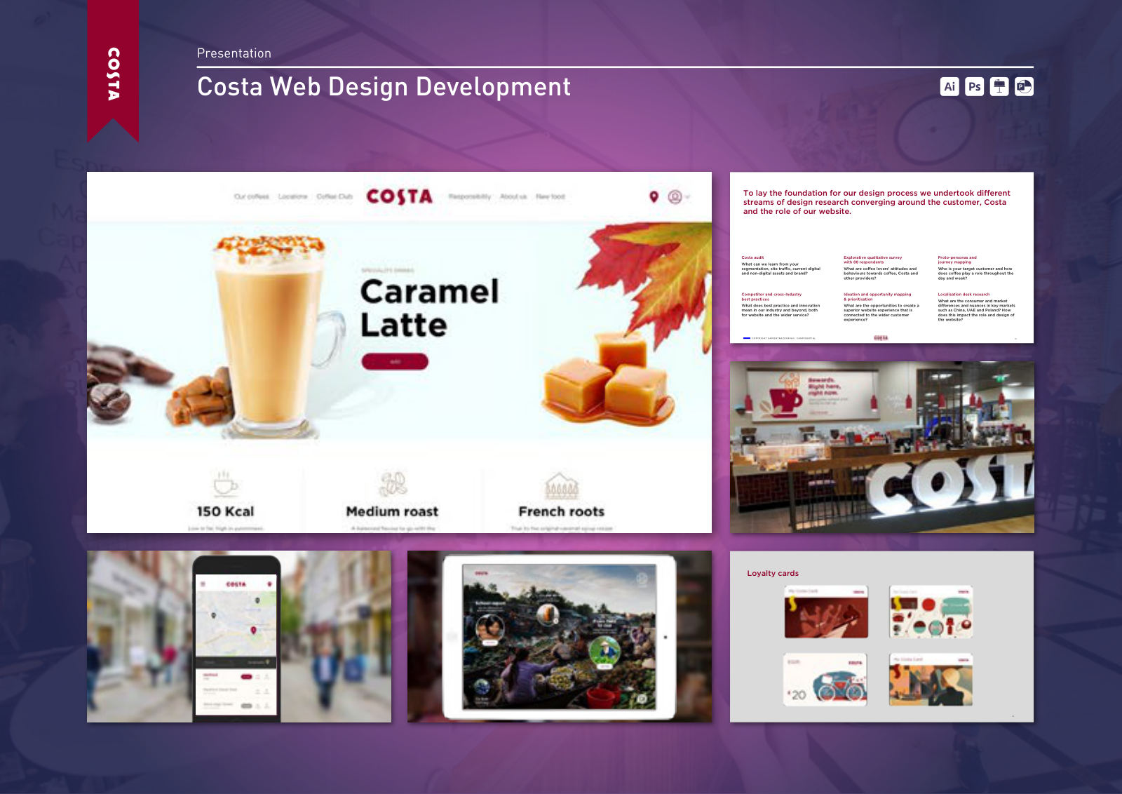 Costa: Web design development