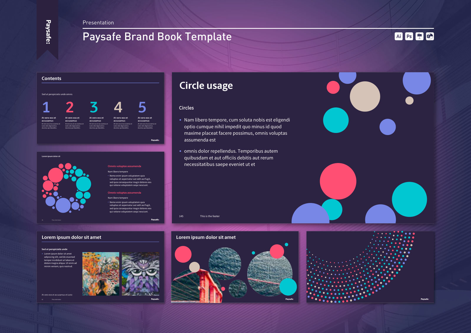 Paysafe: Brand book template