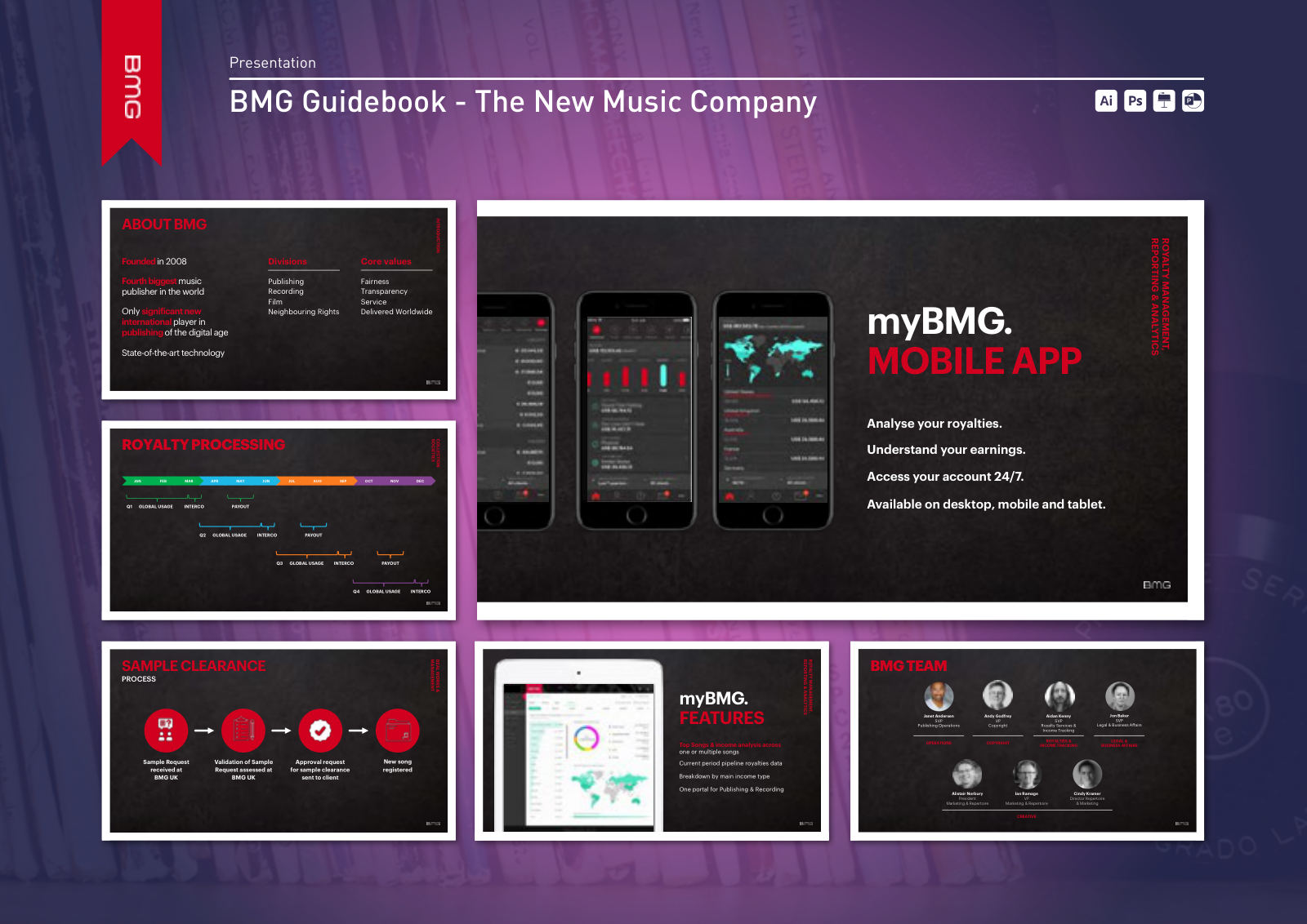 BMG: Guidebook, the new music company